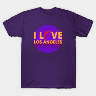 I Love Disco Los Angeles T-Shirt